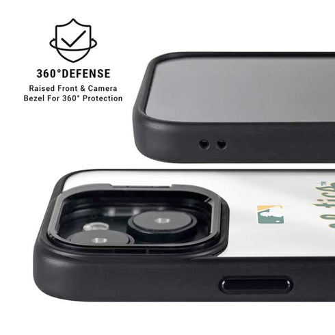 MLB Oakland Athletics Home Jersey iPhone 14 Kickstand Case